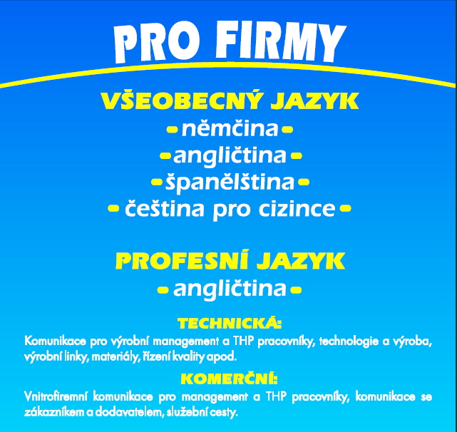 Profesní jazykové kurzy